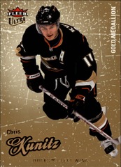 2008-09 Fleer Ultra Gold Medallion Chris Kunitz #107 Ducks